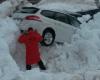 Una avalancha sepulta los coches de un parking en la Mongie