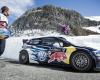 El campeón Svindal y la estrella del WRC Mikkelsen vuelan en un épico descenso por la nieve