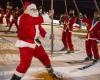 Papá Noel llega puntual a Sierra Nevada por la pista El Río