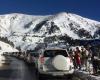 Vallter cierra unas pocas horas los accesos por la alta afluencia de esquiadores