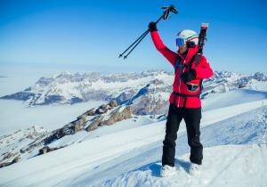 Heidi vuelve para esquiar en las pistas de Suiza
