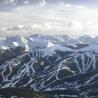 Imagen aérea de la estación de esquí de Cooper Mountain