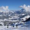 Panorama de las pistas de Fieberbrunn en los Alpes de Kitzbühel