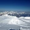 Imagen del glaciar de 2 Alpes en pleno junio 2013