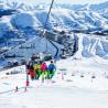 Aspecto invernal de la estación de Saint-Lary en les Hautes Pyrénées