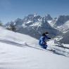 Panorama invernal en Sextner Dolomiten