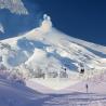 Imagen del Volcán Villarrica en la estación invernal de Pucón