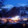 Bonita estampa nocturna de Val d'Isere