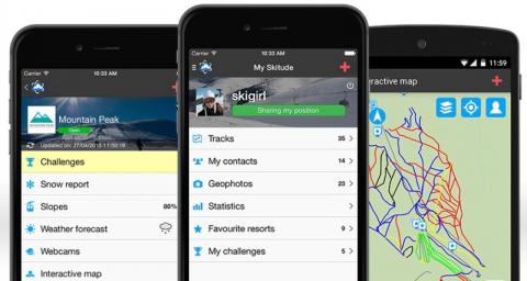 Aplicación Skitude y sus retos en un i-phone