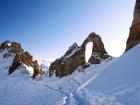 Panorama de L'Aiguille Percee. 2748 metros