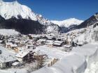 Panorámica de Nauders en el Tirol forntera con Italia