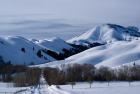 Paisaje nevado en Soldier Mountain