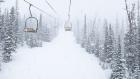 Nevando en Teton Pass