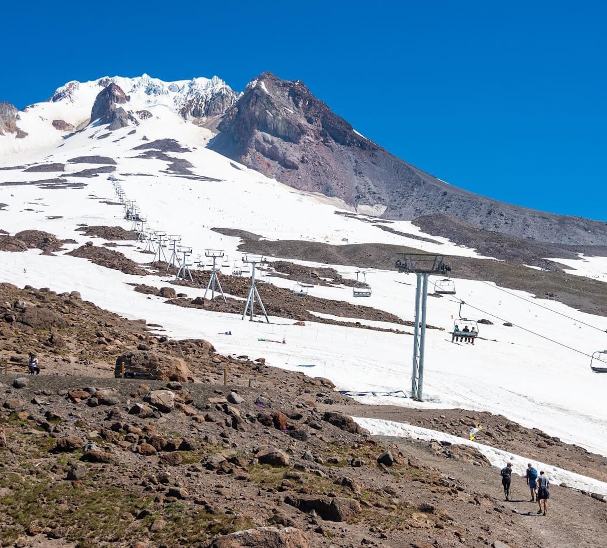 Timberline Lodge, el último bastión abierto para el esquí en Norteamérica, cierra hoy, 13 de agosto