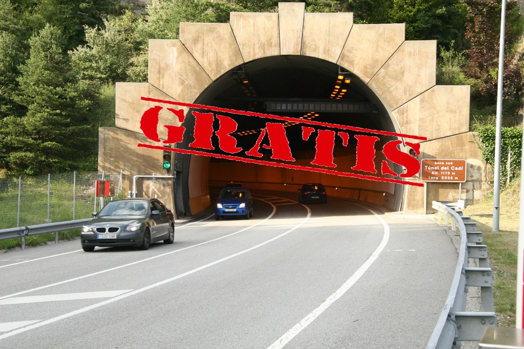 El Túnel del Cadí puede salirte gratis si vas a esquiar a Porté Puymorens