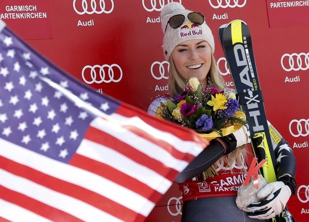 La reina Vonn amplía la leyenda con su triunfo 65 en la Copa del Mundo