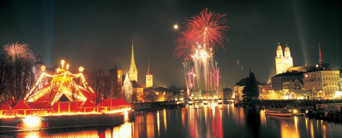 Fin de año en Zurich. Foto: C. Sonderegger Copyright by Switzerland Tourism